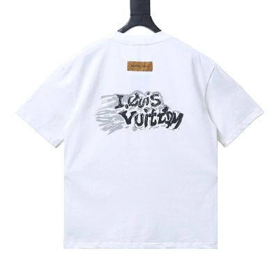 Louis Vuitton Bone Logo Print T-Shirt White 02