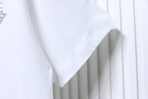 Louis Vuitton Checkerboard Snake and Ladders Print T-Shirt White