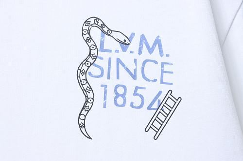 Louis Vuitton Checkerboard Snake and Ladders Print T-Shirt White