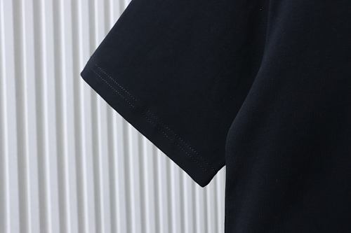 Louis Vuitton Dotted-Line Three-Flower T-Shirt Black