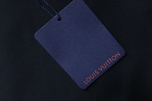 Louis Vuitton Graffiti-Style Logo Print T-Shirt Black