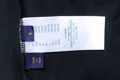 Louis Vuitton Graffiti-Style Logo Print T-Shirt Black