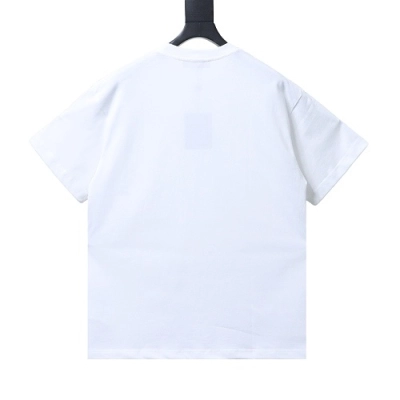 Louis Vuitton Linear Warhorse Print T-Shirt White 02