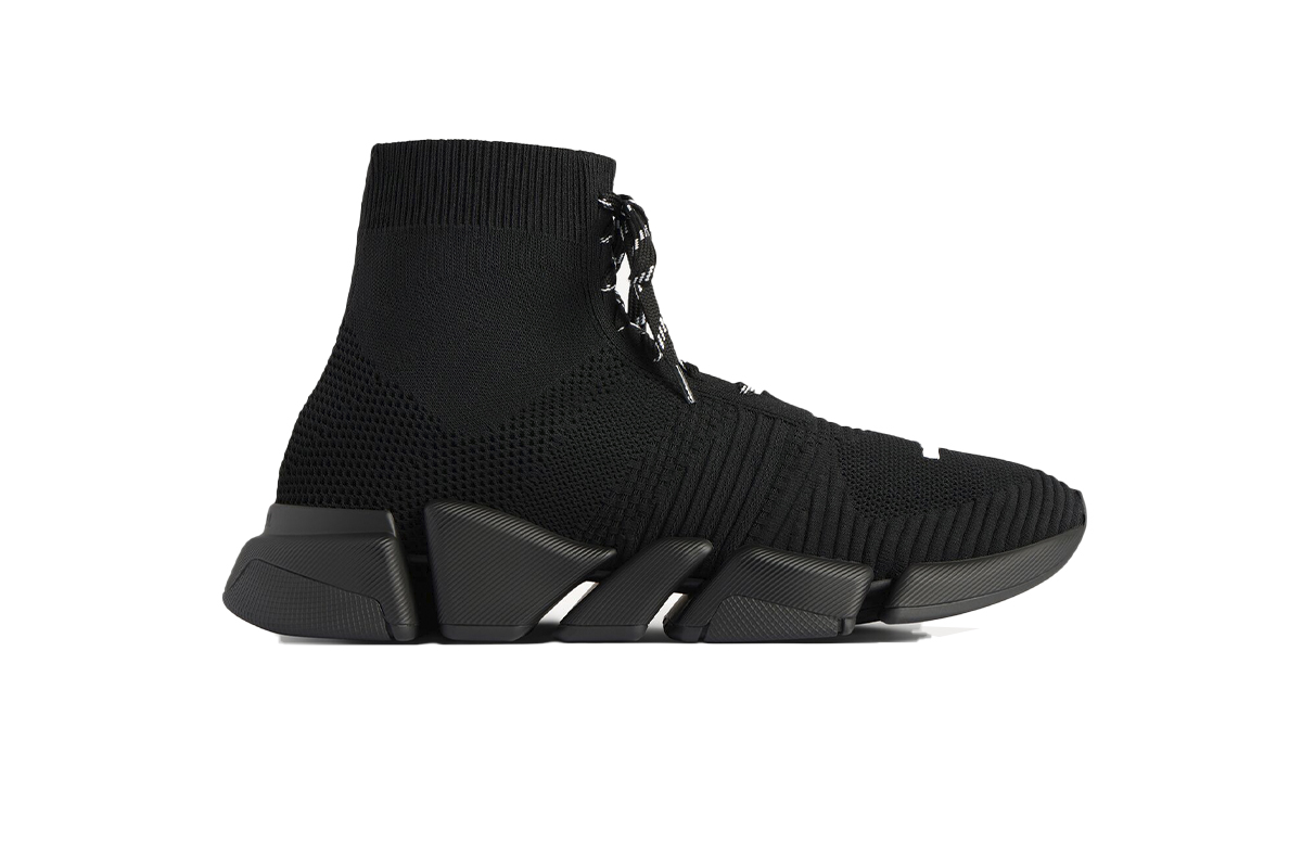 Balenciaga Speed 2.0 Lace-up Sneaker in Black 617214W2DB11013