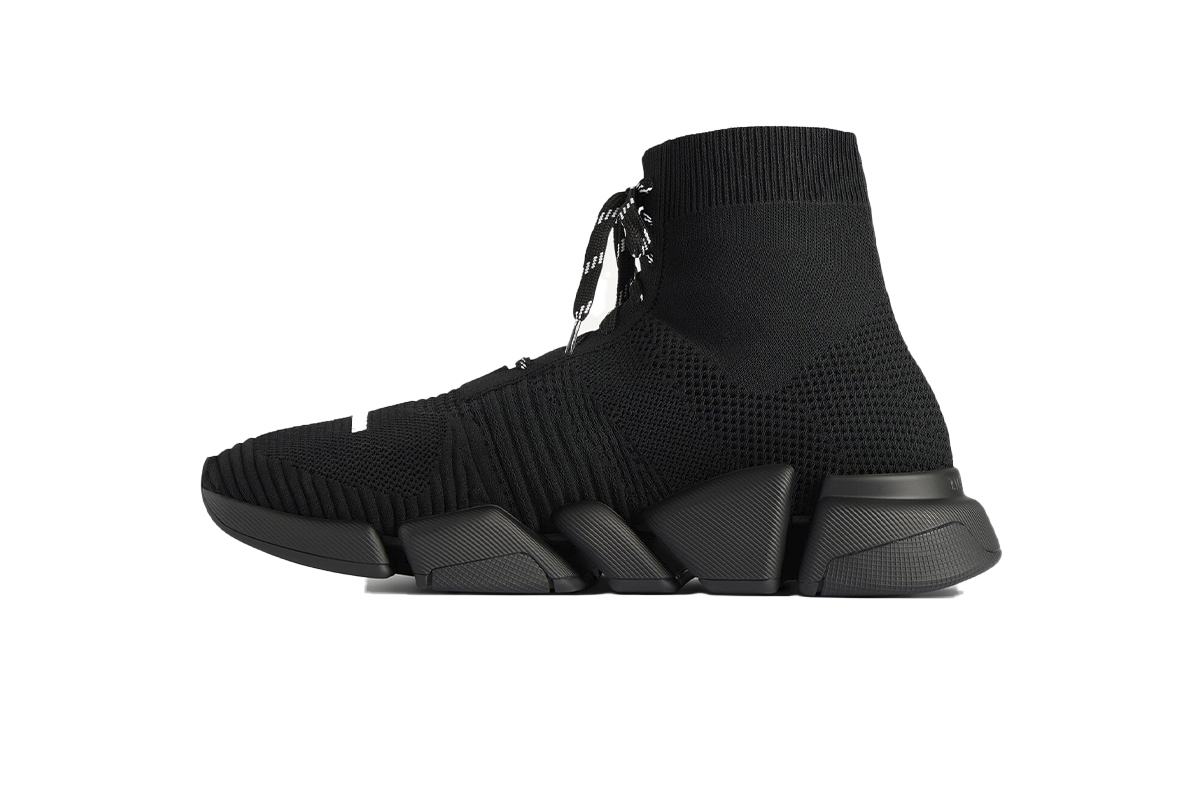 Balenciaga Speed 2.0 Lace-up Sneaker in Black 617214W2DB11013