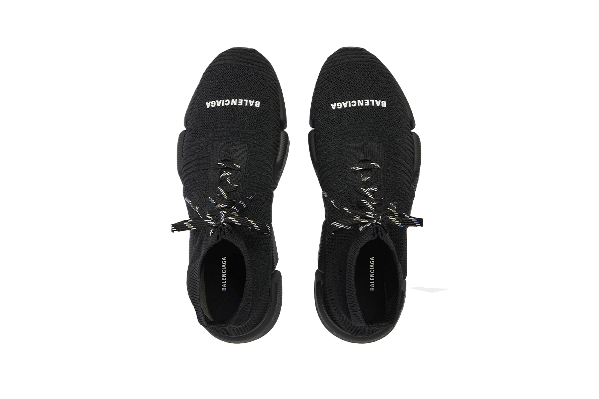 Balenciaga Speed 2.0 Lace-up Sneaker in Black 617214W2DB11013