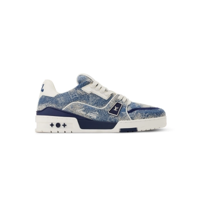 Louis Vuitton Trainer Denim Blue 1AJAQX 02