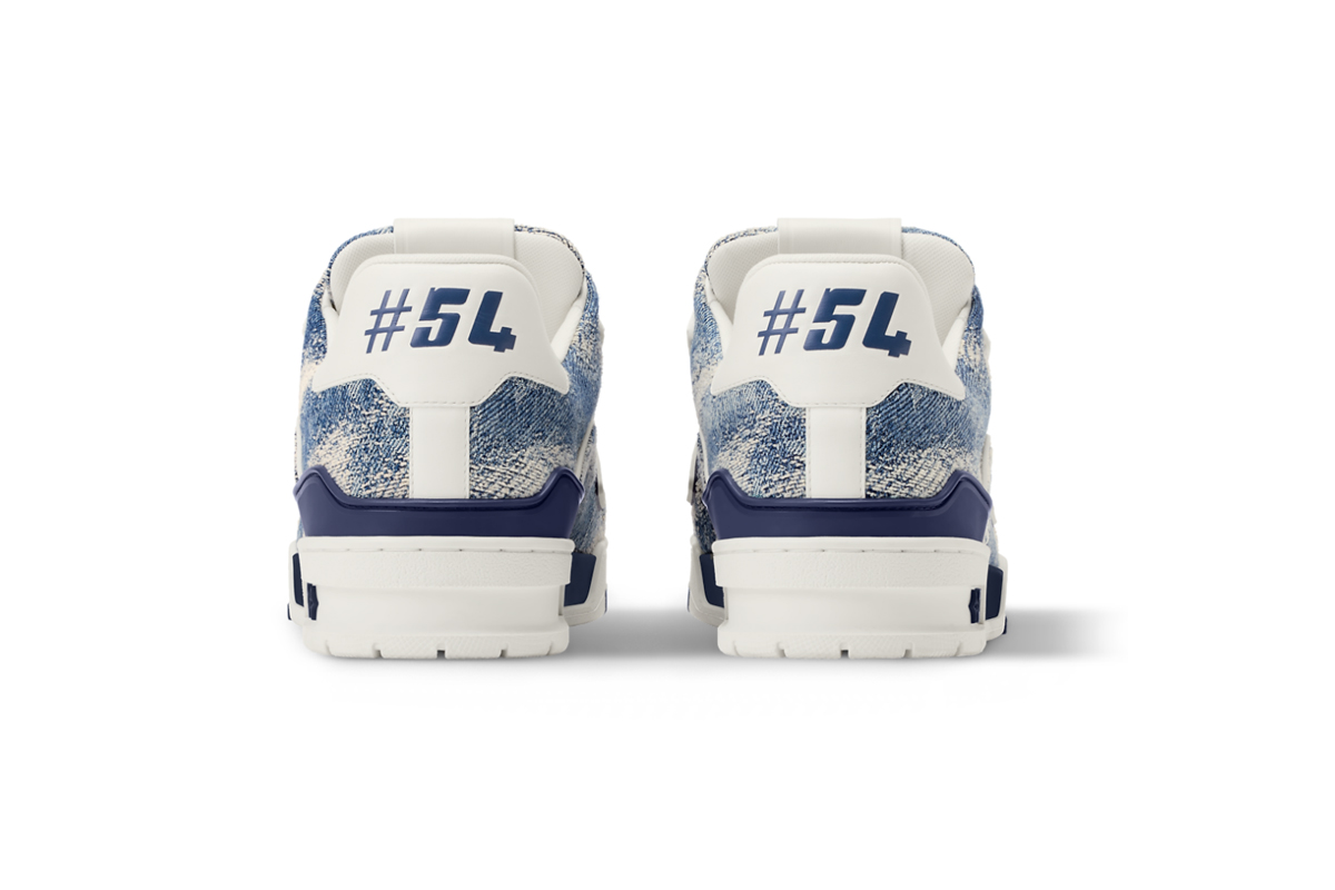 Louis Vuitton Trainer Denim Blue 1AJAQX