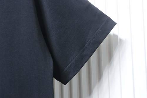 Balenciaga Blue Circle Print Letter T-Shirt Black