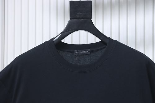 Balenciaga Blurred Cola Print T-Shirt Black