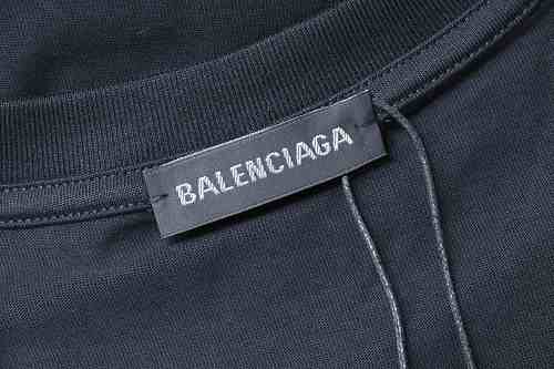 Balenciaga Blurred Cola Print T-Shirt Black