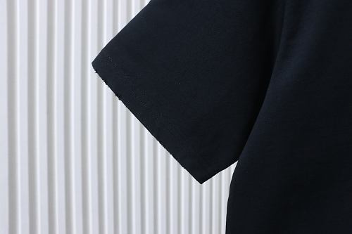 Balenciaga Buckle and Letter Graffiti Print T-shirt Black