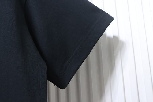 Balenciaga Multi-line Logo Print T-Shirt Black