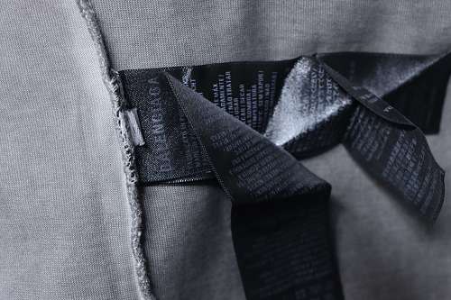 Balenciaga Washed Mud-Dyed Gray T-Shirt with Geometric Logo Print