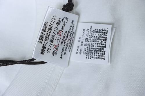 Bape Classic Red Label Ape Head Front and Back Print T-Shirt White