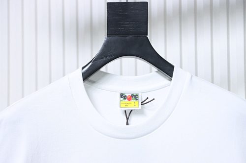 Bape Diamond-Quilted Monogram with Ape Head Print T-Shirt White