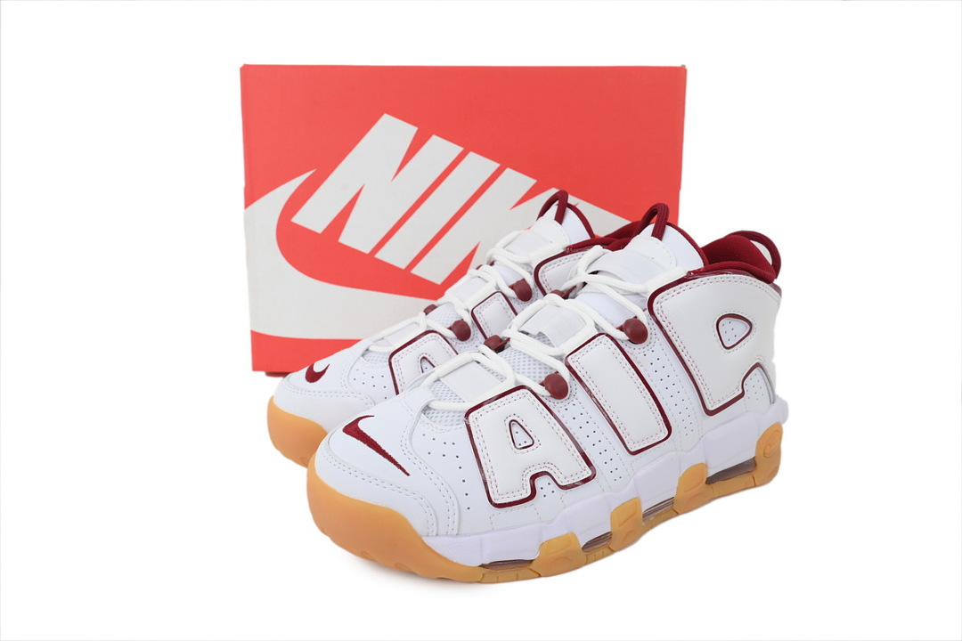 Nike Air More Uptempo GS 'White Team Red Gum' FJ2846-100