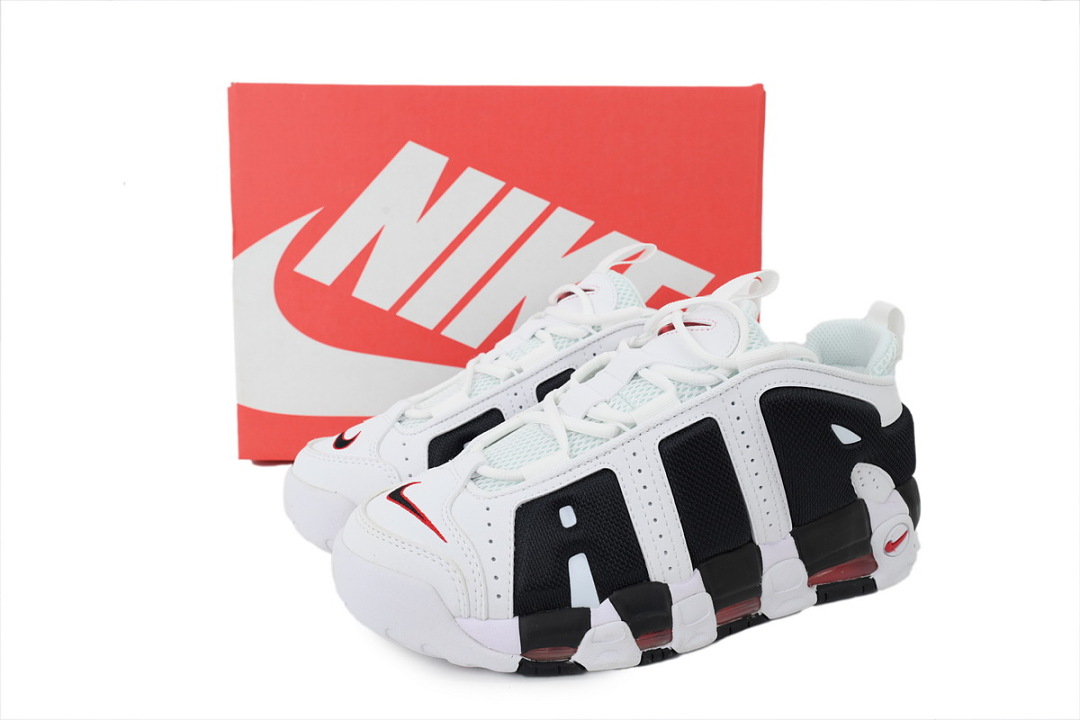 Nike Air More Uptempo Low 'Black and White' FZ3055-105