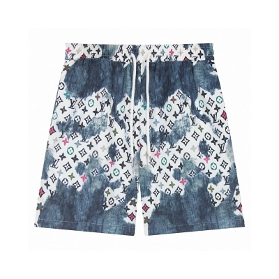 Louis Vuitton Track Shorts S411 Teal 01