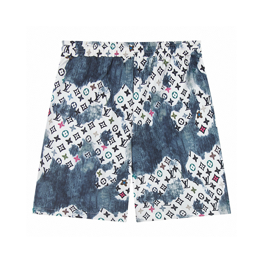 Louis Vuitton Track Shorts S411 Teal