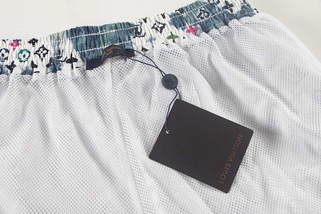 Louis Vuitton Track Shorts S411 Teal