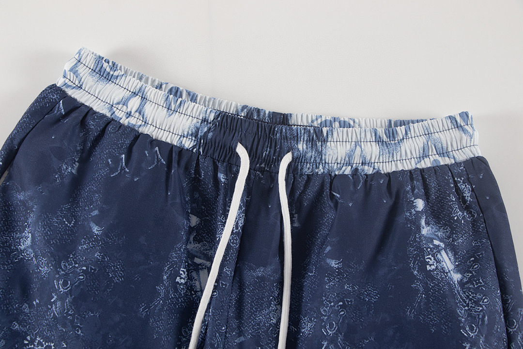 Louis Vuitton Track Shorts S412 Black/Blue
