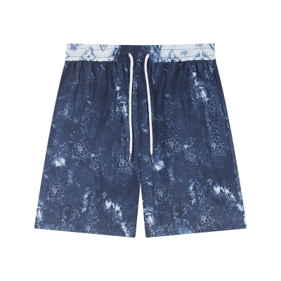 Louis Vuitton Track Shorts S412 Black/Blue 02