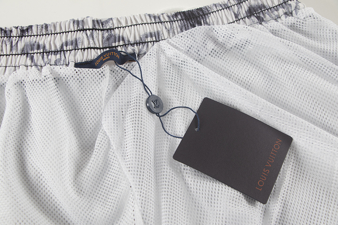 Louis Vuitton Track Shorts S412 Black/Blue