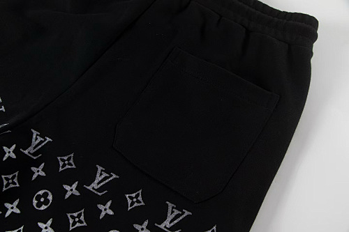 Louis Vuitton Track Shorts W701 Black/White