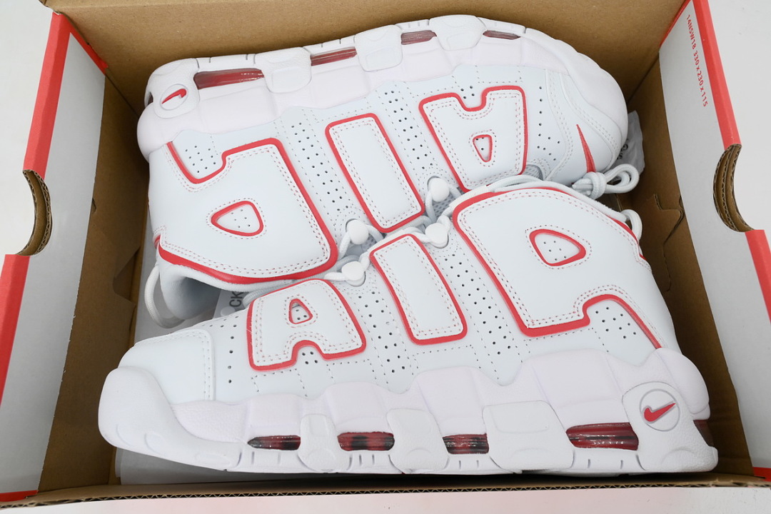 Nike Air More Uptempo Low 'White Red' 921948-102