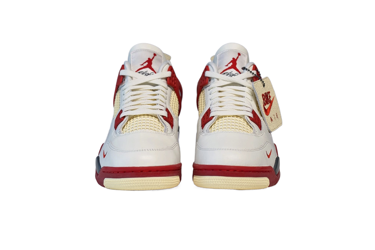 Pre-order Nigel Sylvester x Air Jordan 4 "Brick After Brick" Sail/Cinnabar-Black IQ8055-100