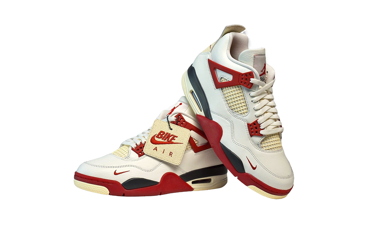 Pre-order Nigel Sylvester x Air Jordan 4 "Brick After Brick" Sail/Cinnabar-Black IQ8055-100