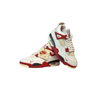 Pre-order Nigel Sylvester x Air Jordan 4 "Brick After Brick" Sail/Cinnabar-Black IQ8055-100 02