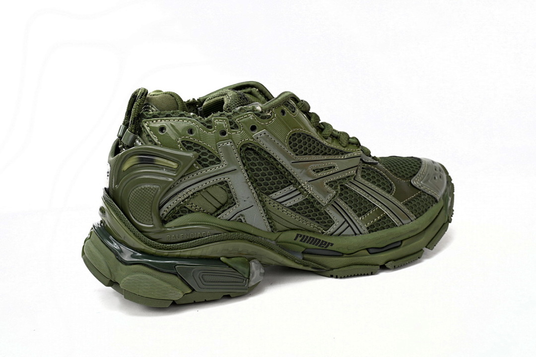 Balenciaga Runner Sneaker Army Green 677402 W1RN3 2025