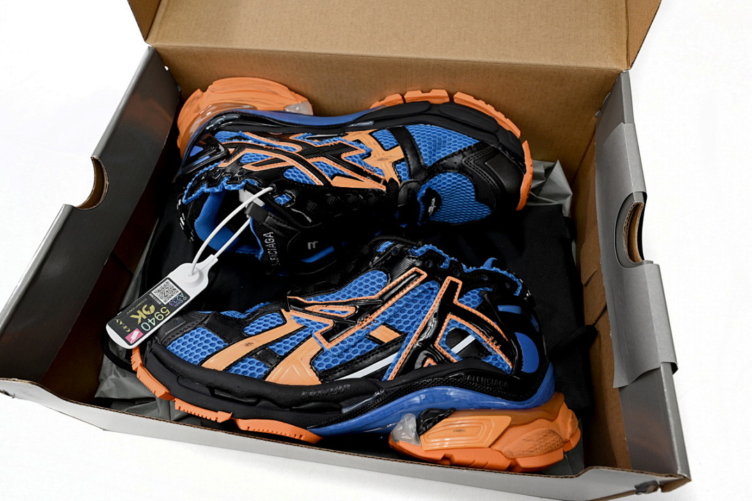 Balenciaga Runner Sneaker Blue Yellow Black 677402 W3RB2 1120