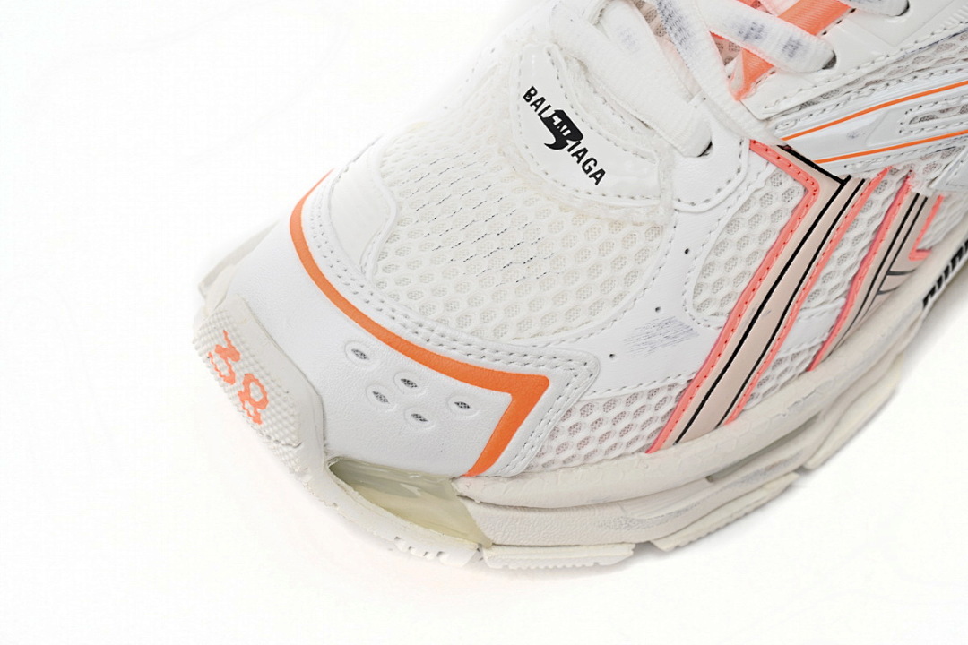 Balenciaga Runner Sneaker White Orange 677402 W1RB2 2115