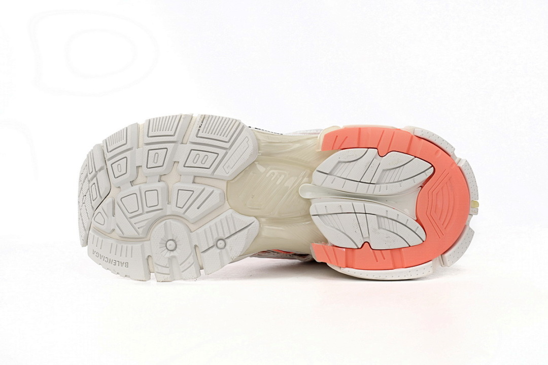 Balenciaga Runner Sneaker White Orange 677402 W1RB2 2115