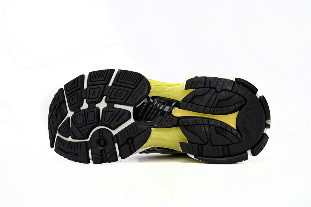 Balenciaga Runner Sneaker White Yellow Blue 677402 W3RB5 9174