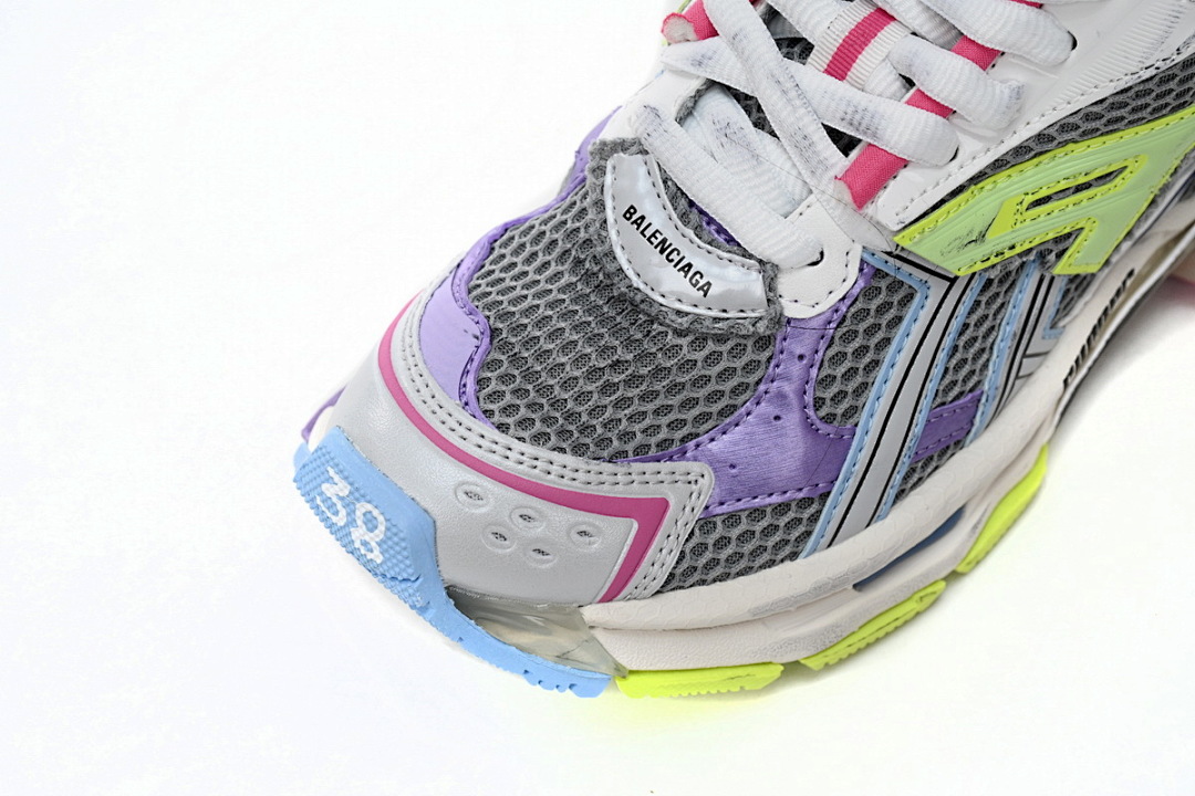Balenciaga Runner Sneaker White Yellow Purple 677402 W3RH5 0308