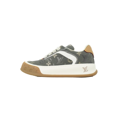 Louis Vuitton LV Tilted Sneaker Green Print 01