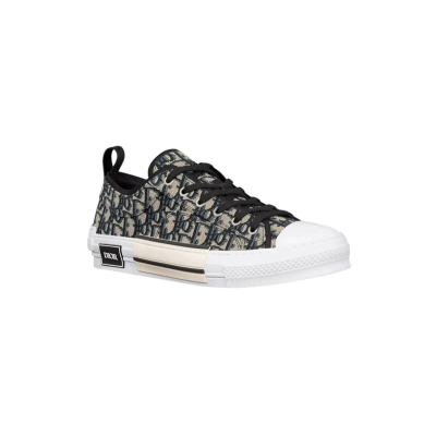 Dior B23 League Low-Top Sneaker Beige and Black Dior Oblique Jacquard 3SN249ZSA_H961 02