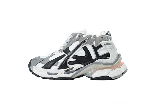 Balenciaga Runner LED Sneaker Grey And Black 853223 WRNLD 9012