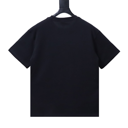 Balenciaga Chest Badge Embroidered T-Shirt Black