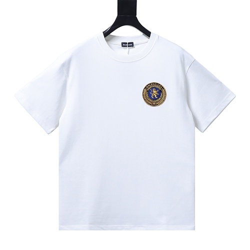 Balenciaga Chest Badge Embroidered T-Shirt White