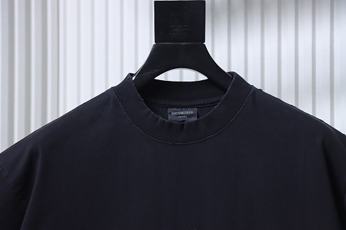 Balenciaga Wheat Ear & Grain Agency Small Embroidery T-Shirt Black
