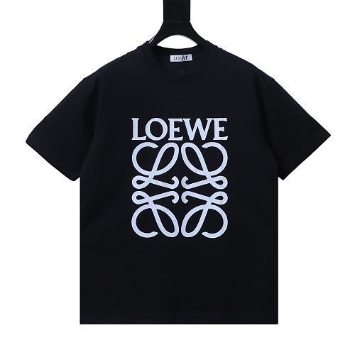 Loewe Four-leaf Clover Print T-Shirt Black