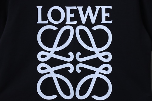 Loewe Four-leaf Clover Print T-Shirt Black