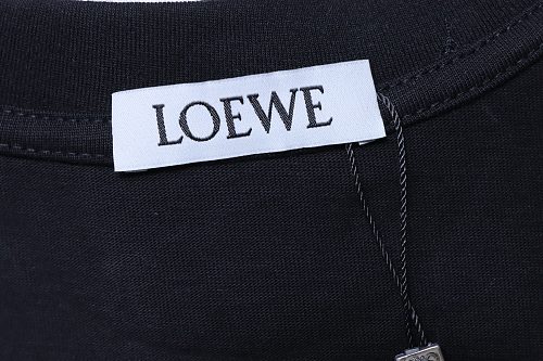 Loewe Four-leaf Clover Print T-Shirt Black