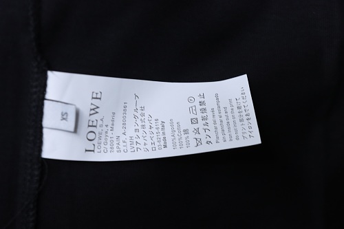 Loewe Four-leaf Clover Print T-Shirt Black
