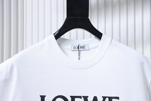 Loewe Four-leaf Clover Print T-Shirt White